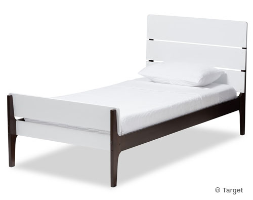 Nereida Modern Finished Wood Twin Bed