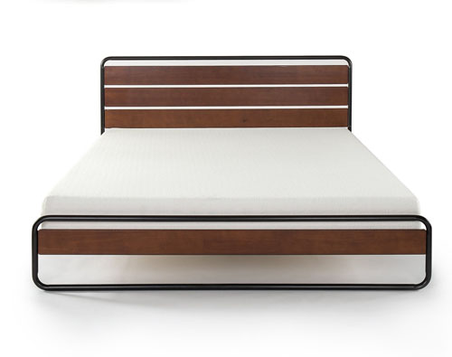 Horizon Metal & Wood Platform Bed